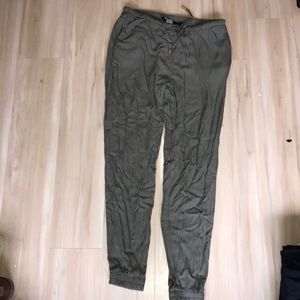 Army green pants